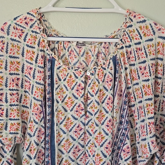 Lucky Brand Tops - Lucky Brand | Cotton/Linen Blend Top Size 2X